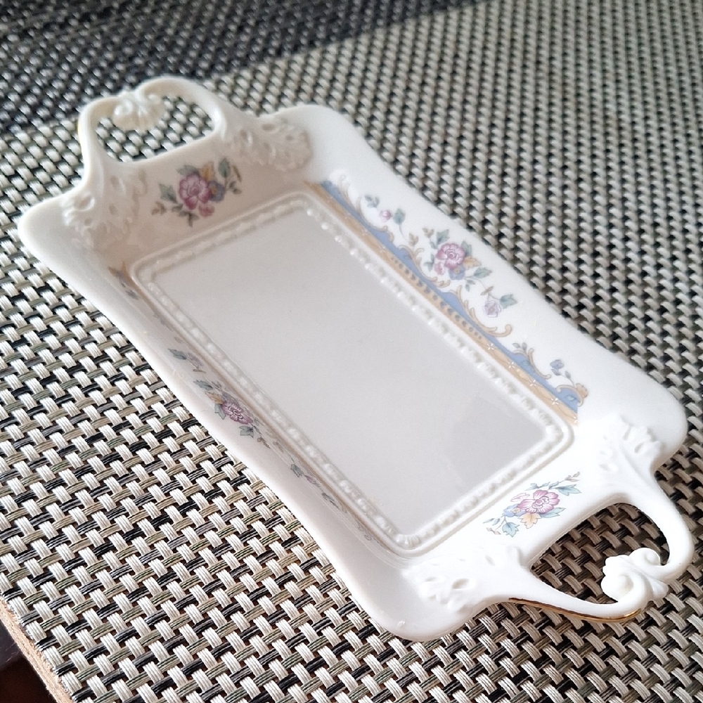 Lenox Porcelain Tray with Floral Design